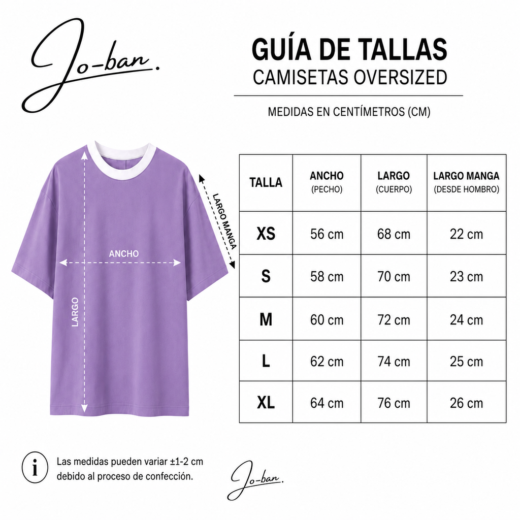 Camisa oversize de algodón en color morado de la marca JOBAN, con diseño amplio y cómodo para un estilo casual.