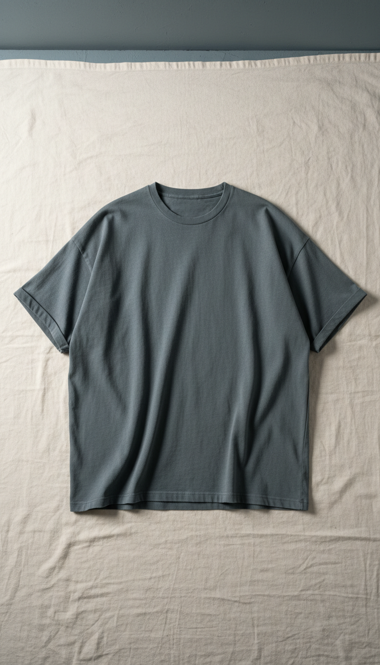 Camiseta Básica Corte Ancho
