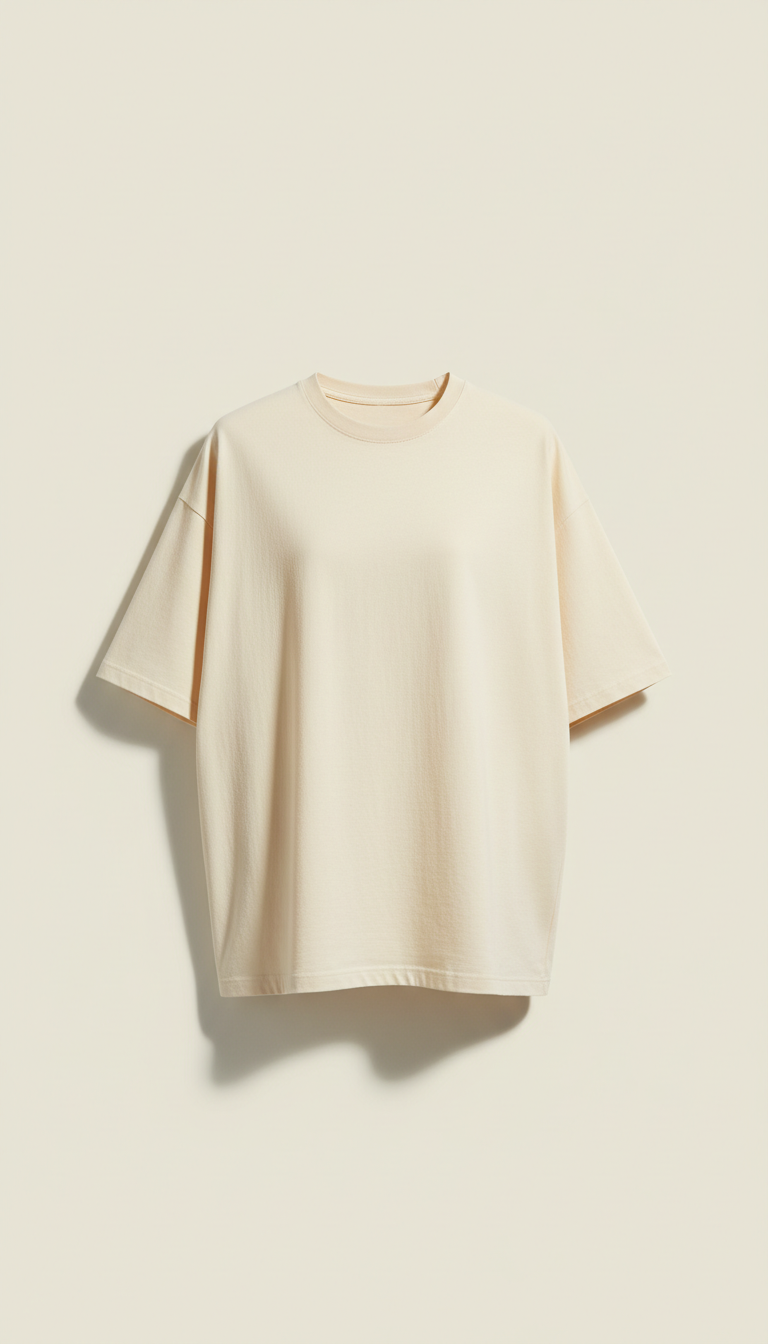 Camiseta oversize algodón suave