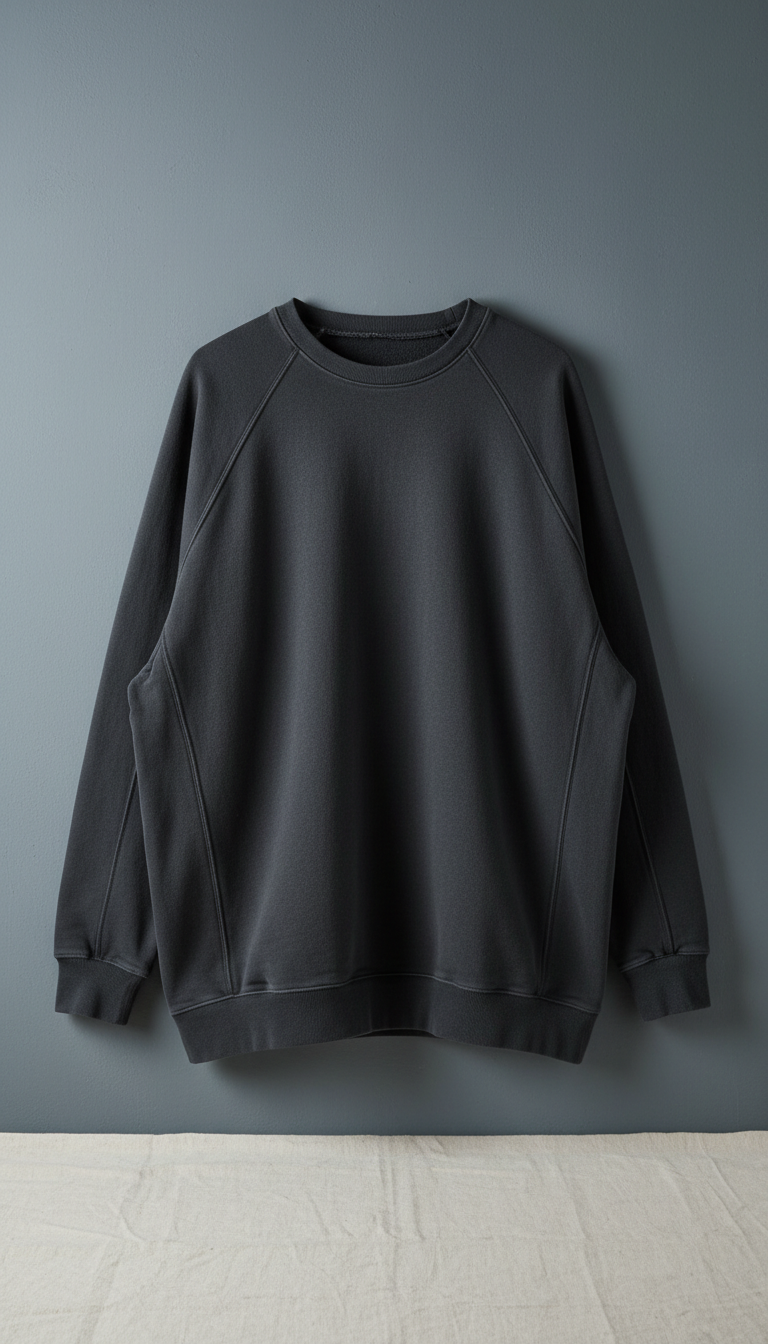 Sudadera Oversized Algodón Crudo